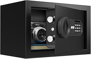 RPNB Deluxe Safe and Lock Box, Money Box, Digital Keypad Safe Box, Perfect for Home Office Hotel Business Jewelry Cash Use Storage,8.5L