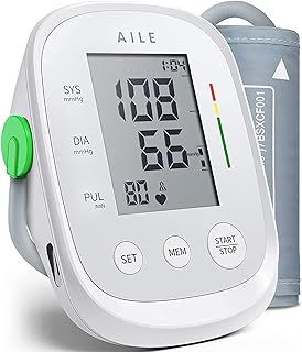 AILE Upper Arm Blood-Pressure Monitor: CE Certified - MHRA Registered - Tested for Accuracy Medical Blood Pressure Machine - BP Monitor for Home Small-Large Cuff - UK Approved Digital Sphygmomanometer
