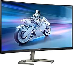 PHILIPS Evnia 32M1C5200W - 32 Inch FHD Curved Gaming Monitor, 240Hz, 0.5ms, VA, Low Input Lag, Height Adjust, Smart Image (1920 x 1080, 300 cd/m², HDMI 2.0 / DisplayPort 1.4)