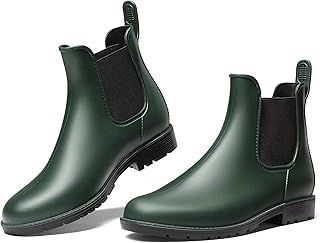 DREAM PAIRS Wellington Boots Women and Men Ankle Ladies Wellies Short Chelsea Booties Waterproof Rain Boots