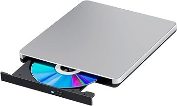 aelrsoch External Blu-ray Player,External Blu-ray Drive for PC,External CD/DVD Burner for Laptop,Blu-ray Drive,/BD/CD/DVD Player,Portable 3D Blu-ray Drive for Windows XP/7/10/11 System