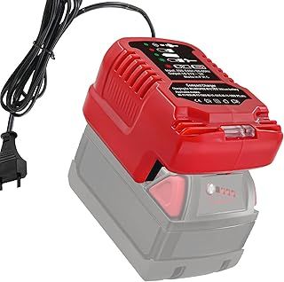 Portable Charger for Milwaukee M18 18V 48-59-1812 48-11-2420 48-11-1815 48-11-1840 48-11-1841 48-11-1850 Lithium Ion Battery