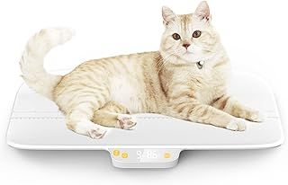Digital Pet Scale, Baby Scale, Precision0.08oz, Max 30kg/66lbs, Auto-Hold, Integrated Design Without Disassembly, Suitable for Cats, Small Breed Dogs, Infants, and Young Children