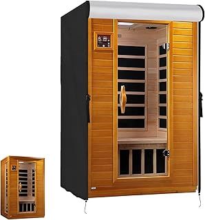 Wood Sauna Cover,2 Person Sauna Cover Outdoor Dry Sauna Cover for Home Infrared Sauna Room Cover Dynamic Sunlighten Sauna Cover