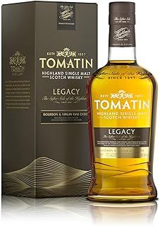Tomatin Legacy Highland Single Malt Scotch Whisky 43% alcohol/vol 70cl Glass Bottle in Gift Box