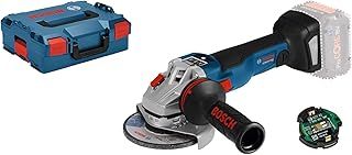 Bosch Professional 18V System Cordless Angle Grinder GWS 18V-10 SC (disc diameter: 125 mm, incl. Connectivity Module, L-BOXX, without battery/charger)