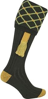 JACK PYKE Diamond Shooting Socks with Garters 8 to 11 UK