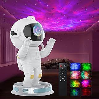 Astronaut Galaxy Projector,Star Lights Projector with Colourful Nebulae, Night Light Projector for Kids Room Decor Aesthetic Bedroom,Gifts for Children and Adults