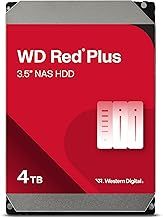 WD Red Plus 4TB NAS 3.5" Internal Hard Drive - 5400 RPM Class, SATA 6Gb/s, CMR, 256MB Cache