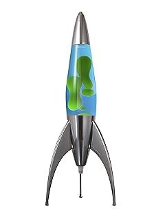 Lava Lamp by Mathmos: Telstar Rocket Lava Lamp Blue/Green