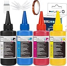 LCL 420ML Sublimation Ink Refill for tylus C88 C88+ EcoTank ET-2720 ET-2760 ET-2800 ET-2803 ET-2830 ET-2850 Inkjet Printers for Heat Transfer Mug, Tumbler, T Shirts (Autofill/Upgrade Version) KCMY