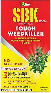 Vitax SBK Tough Weedkiller 1 litre. Kills the roots. No Glyphosate.