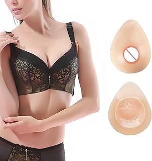 KUMIHO Silicone Breast Forms Fake Boobs False Breast with Self-adhesive for Mastectomy Crossdresser Cosplay Transgender