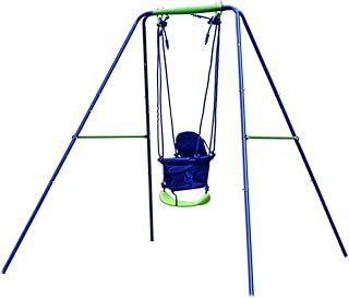 DRM 2 in 1 Active Kids' Baby Swing Set Outdoor Toddler Swing Playground Garden Swing Set