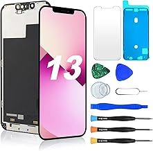NB+ for iPhone 13 6.1" LCD Retina HD+ Display COF Touch Screen Digitizer with Repair Tool Kits, Waterproof Tape, Screen Protector