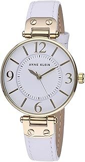 Anne Klein Womens Analogue Quartz Watch with Leather Strap
