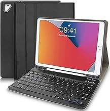 tititinita for iPad 6th Generation Case with Keyboard, Keyboard Case for iPad 6th Gen 2018/ 5th Gen 2017/ Pro 9.7/Air 2/ Air 1 - Protective Cover with Detachable Keyboard for ipad 9.7 inch, Black