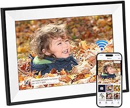 WiFi Digital Photo Frame 10.1 Inch, Digital Photo Frame 1280x800 IPS Touchscreen Photo Frame Digital with 32GB Memory, Auto-Rotate, EasySetup, Share Photos & Videos Anywhere via Uhale APP