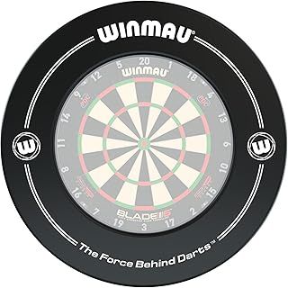 WINMAU Black Printed Dartboard Surround