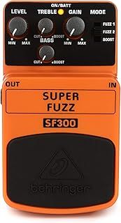 Behringer SF300 3-Mode Fuzz Distortion Effects Pedal