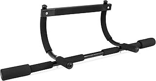 ProsourceFit Fit Multi-Grip Chin-Up/Pull-Up Bar, Heavy Duty Doorway Trainer for Home Gym