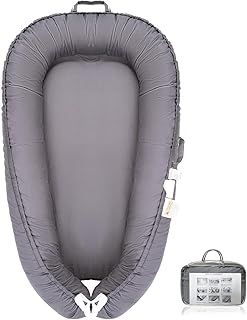 Baby Nest Pod for Newborn, Baby Lounger for 0-24 Months Baby Boys Girls, 100% Cotton Breathable Detachable Portable Infant Lounger, Baby Essentials for Newborn Baby Gifts