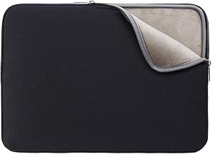 RAINYEAR 16 Inch Laptop Sleeve Soft Lining Protective Padded Carrying Case Compatible with New 16" MacBook M1 M2 M3 M4 Pro/Max for A2141 A2485 A2780 A2991 A3403 A3186(Black,Upgraded Version)
