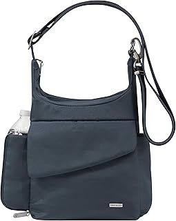 Travelon Anti-Theft Messenger Bag, Midnight, 11 x 10 x 4.5,