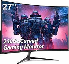 Z-Edge 27 Inch Curved Gaming Monitor 280Hz (DP) 240Hz (HDMI) 1ms MPRT Full HD 1080P 16:9 VA Panel, 350cd/m² Brightness, Ultra-Thin Bezel, FreeSync, HDMI 2.0 & DisplayPort 1.2, Black [Upgrade Version]