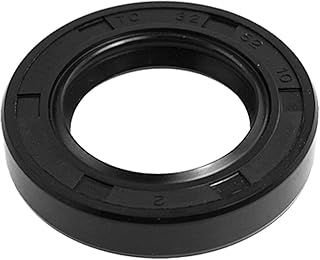 sourcing map Steel Spring Double Lip 32 x 52 x 10mm Rotary Axle TC Oil Seal