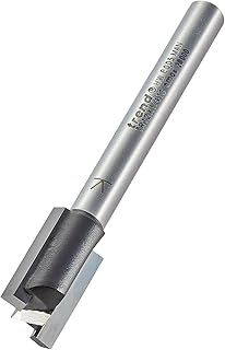 Trend Trade Straight Two Flute Router Cutter Bit, 1/4 Inch Shank, 12mm Cut Diameter, Tungsten Carbide Tipped, TR12X1/4TC