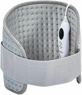 Marco Paul Electric Heat Pad for Back Pain, Plus Size Extra Large 5XL Heated Waist Belt, 6 Temperature Levels Auto Timer Mains for Lower Back Pain, Abdomen, Period Pain Relief (Heated Waist Belt)