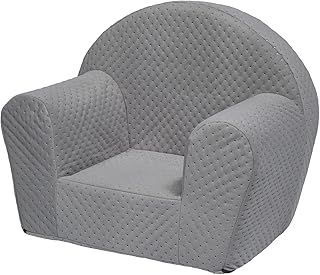 Velinda Kids chair, soft, foam, armchair, toodler, nursery, baby (colour: grey)