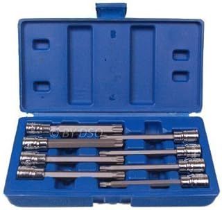 US Pro Bergen 8PC 3/8" Dr. 110mm Long Torx Bit Socket Set T25 - T60