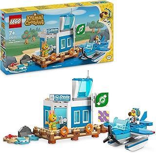 LEGO Animal Crossing Fly with Dodo Airlines Airport Playset, Plane Toy for 7 Plus Year Old Girls & Boys, with a Pilot Minifigure, Set Inspired by the Video Game Series, Birthday Gift for Kids 77051