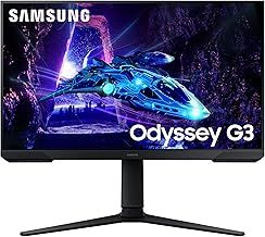 Samsung Odyssey G3 LS24DG300EUXXU 24" 180Hz 1ms FullHD Gaming Monitor - 1920x1080, HDR10, HDMI, Displayport, Freesync, Height Adjust