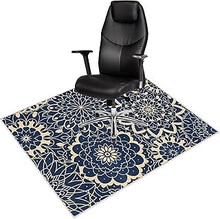 Office Chair Mat, Non-Slip Floor Protector for Office Chair 120 * 90cm, Easy to Clean Desk Chair Mat for Hard Floors (D)