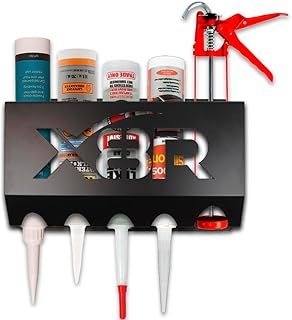 Silicone Tube, Caulk Tube Caulking Gun Wall Mounted Metal Holder. Wall Mountable Storage. Ideal for Van Racking, Workshop