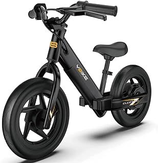 YBIKE Electric Balance Bike,12 Inch Kids Electric Bike for Ages 3-5 Years Old, Kids Balance Bikes with Adjustable Seat, Dirt Bike for Boys & Girls