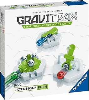 Ravensburger GraviTrax Extension Push Add On Accessory - Marble Run, STEM, Construction Toys for Kids Age 8 Years Up