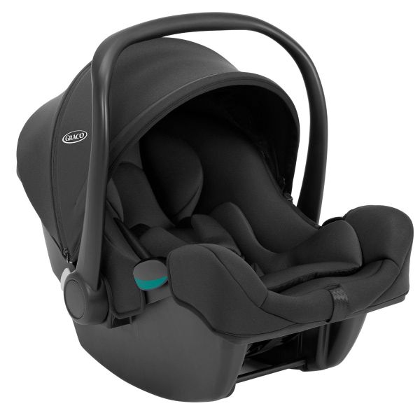 Graco SnugLite 2 i-Size R129 Infant car seat, Suitable from 40-75cm, Birth to Approx 12 Months, Lightweight at only 3.3kg, Compatible with SnugTurn or SnugLite ISOFIX Bases, Midnight Fashion