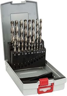 Bosch Professional 19pc. HSS-G ProBox Metal Drill Bit Set (for Steel, Ø 1-10 mm, Accessories Drill Driver and Drill Stand)