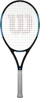 wilson Ultra Elite 105 Adults Tennis Racket (Available in Grip Sizes 1 to 4) (Grip 4 (4 1/2'')),Black, Blue, White