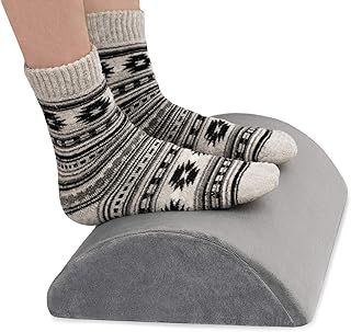 Soft Comfortable Foot Rest Cushion for Under Desk – Ergonomic Pillow for Your Work Computer Desk or Comfort While Sitting - Most Comfortable Office Foot Rest for Lumbar Leg Back Knee Pain