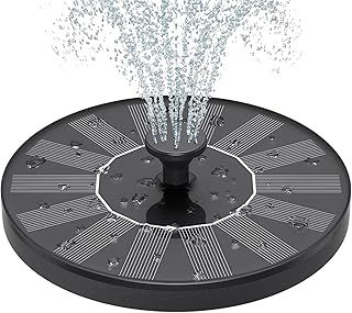 Solar Fountain, Solar Water Fountain, Solar Water Features for the Garden, Bird Bath for Garden, Solar Water Pump, Solar Pond Fountain, Water Feature