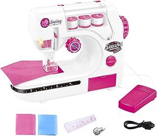 Kids Beginner Sewing Machine, Educational Sewing Kit Ages 8-12, Pretend Play Arts & Crafts Toys