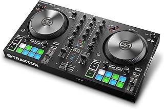 Native Instruments Traktor Kontrol S2 MK3, 2-Channel DJ Controller, 16 Pads, Integrated Soundcard, Traktor Pro 4 Included, Black