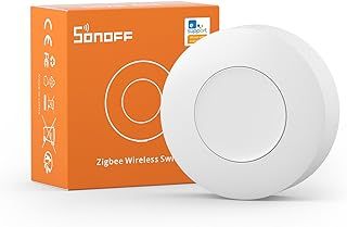 SONOFF SNZB-01P Zigbee Wireless Switch, 2 Way Control Supports to Create Smart Scenes, Trigger The Connected Devices on eWeLink APP, 5 Years Battery Life, Requires Zigbee Hub