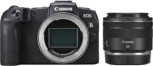Canon EOS RP + Canon RF 50mm F1.8 STM Lens - A small, light and intuitive full-frame EOS R series camera with 50mm RF Lens, ideal in low light and great for portrait and creative depth-of-field