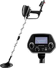 Metal Detector for Adults Professional, Stem Adjustable High Sensitivity Metal Detectors Treasure Finder with Waterproof Search Coil, LCD Display, All Metals & Discrimination Mode